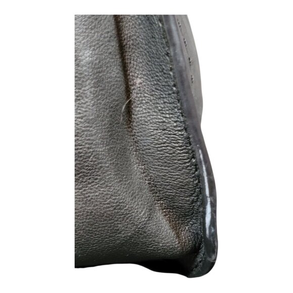 Frye Demi Hobo Women's Black Leather Studded Bottom Square Handbag - Picture 11 of 13